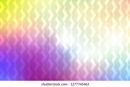 Light Multicolor vector template with repeated sticks. Colorful shining illustration with lines on abstract template. Pattern for ads, posters, banners.