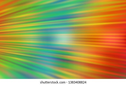 Light Multicolor vector template with repeated sticks. Lines on blurred abstract background with gradient. Pattern for ads, posters, banners.