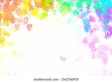 Light Multicolor vector template with repeated sticks. Blurred decorative design in simple style with lines. Best design for your ad, poster, banner.