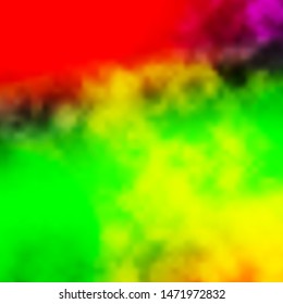 Light Multicolor vector template with sky, clouds. Gradient illustration with colorful sky, clouds. Pattern for your booklets, leaflets.