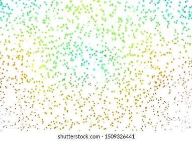 Light Multicolor vector template with sky stars. Modern geometrical abstract illustration with stars. Smart design for your business advert.