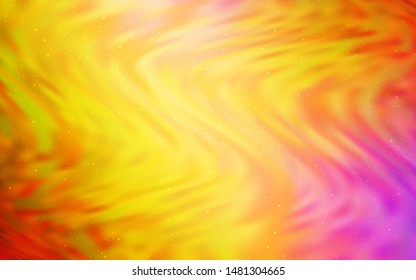 Light Multicolor vector template with space stars. Shining colored illustration with bright astronomical stars. Template for cosmic backgrounds.