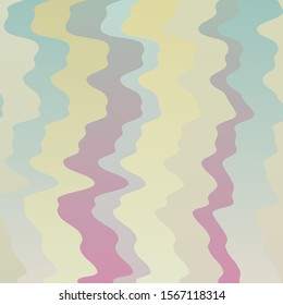 Light Multicolor vector template with wry lines. Brand new colorful illustration with bent lines. Template for your UI design.