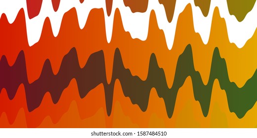 Light Multicolor vector template with wry lines. Gradient illustration in simple style with bows. Pattern for ads, commercials.