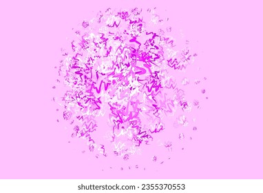 Light Multicolor vector template with wry lines. Colorful illustration in abstract style with gradient. A completely new design for your business.