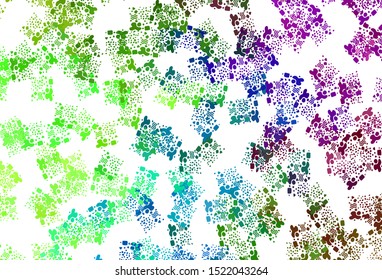 Light Multicolor vector texture with abstract forms. Modern abstract illustration with colorful random forms. Background for a cell phone.