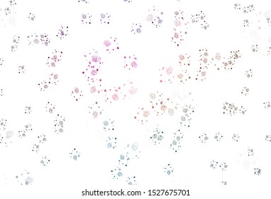 Light Multicolor vector texture with abstract forms. Simple colorful illustration with abstract gradient shapes. Background for a cell phone.