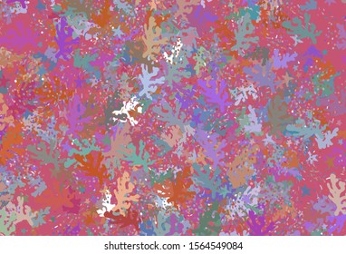 Light Multicolor vector texture with abstract forms. Illustration with colorful gradient shapes in abstract style. Best smart design for your business.