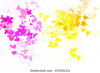 Light Multicolor vector texture with abstract forms. Simple colorful illustration with abstract gradient shapes. Modern design for your business card.