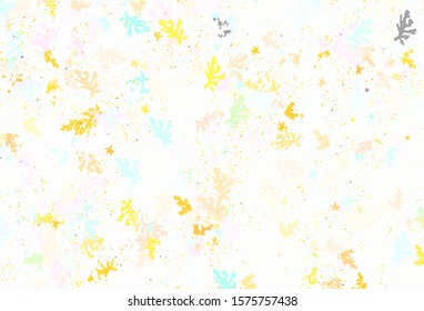 Light Multicolor vector texture with abstract forms. Decorative design in abstract style with random forms. Background for a cell phone.