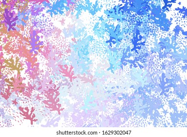 Light Multicolor vector texture with abstract forms. Illustration with colorful gradient shapes in abstract style. Modern design for your business card.