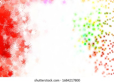Light Multicolor vector texture with abstract forms. Simple colorful illustration with abstract gradient shapes. Elegant design for wallpapers.