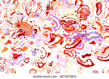 Light Multicolor vector texture with abstract forms. Simple colorful illustration with abstract gradient shapes. Background for a cell phone.