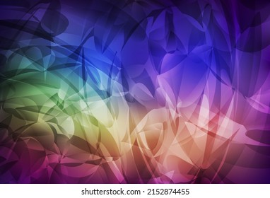Light Multicolor vector texture with abstract forms. Modern abstract illustration with colorful random forms. Best smart design for your business.