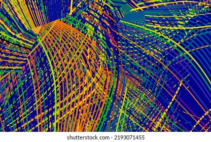 Light Multicolor vector texture with abstract forms.