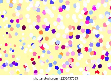 Light Multicolor vector texture with abstract forms. Decorative design in abstract style with random forms. Background for a cell phone.