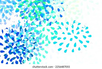 Light Multicolor vector texture with abstract forms. Decorative design in abstract style with random forms. Modern design for your business card.