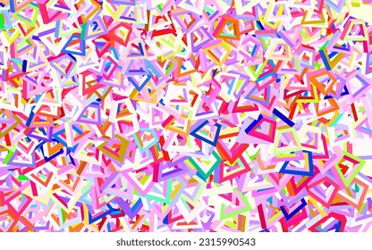 Light Multicolor vector texture with abstract forms. Decorative design in abstract style with random forms. Background for a cell phone.