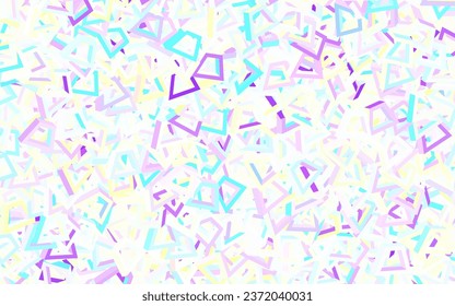 Light Multicolor vector texture with abstract forms. Illustration with colorful gradient shapes in abstract style. Elegant design for wallpapers.