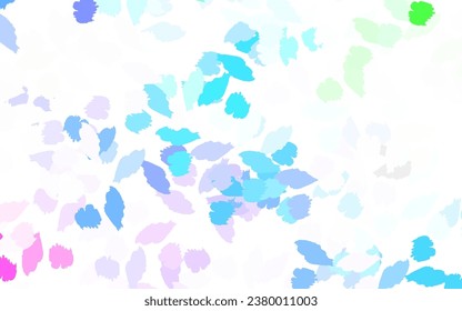 Light Multicolor vector texture with abstract forms. Illustration with colorful gradient shapes in abstract style. Simple design for your web site.