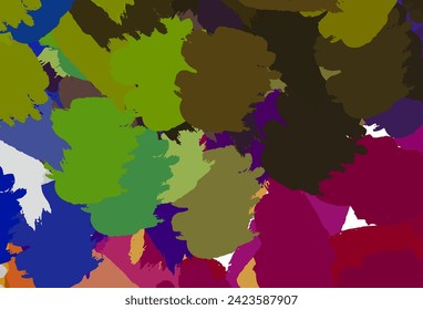 Light Multicolor vector texture with abstract forms. Simple colorful illustration with abstract gradient shapes. Background for a cell phone.
