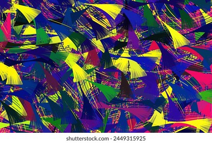 Light Multicolor vector texture with abstract forms.