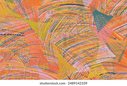 Light Multicolor vector texture with abstract forms.