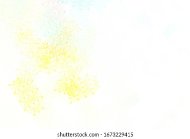 Light Multicolor vector texture with artificial intelligence concept. Shining colorful illustration with real structure of AI. Pattern for science, futuristic designs.