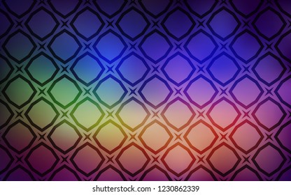 Light Multicolor vector texture with beautiful stars. Stars on blurred abstract background with gradient. Template for sell phone backgrounds.