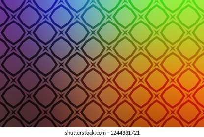 Light Multicolor vector texture with beautiful stars. Glitter abstract illustration with colored stars. Pattern for new year ad, booklets.