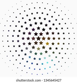 Light Multicolor vector texture with beautiful stars. Decorative illustration with stars on abstract template. Design for your business promotion.