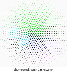 Light Multicolor vector texture with beautiful stars. Colorful illustration in abstract style with gradient stars. Design for your business promotion.