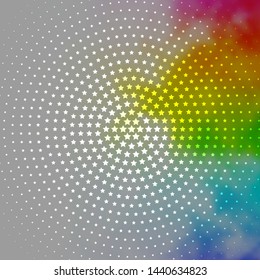 Light Multicolor vector texture with beautiful stars. Blur decorative design in simple style with stars. Pattern for wrapping gifts.