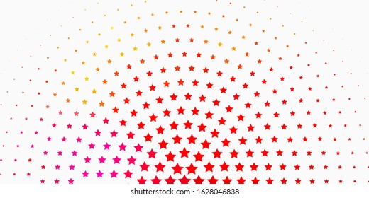 Light Multicolor vector texture with beautiful stars. Blur decorative design in simple style with stars. Pattern for websites, landing pages.