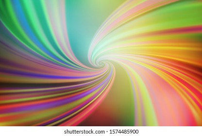 Light Multicolor vector texture with bent lines. Brand new colorful illustration in simple style. Pattern for your business design.