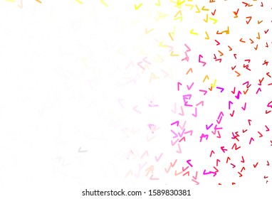 Light Multicolor vector texture with bent lines. A completely new colorful illustration in simple style. New composition for your brand book.