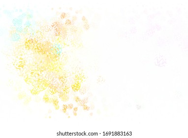 Light Multicolor vector texture with bent lines. An elegant bright illustration with gradient. Colorful wave pattern for your design.