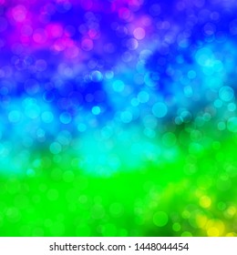 Light Multicolor vector texture with circles. Abstract illustration with colorful spots in nature style. Pattern for wallpapers, curtains.