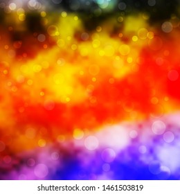 Light Multicolor vector texture with circles. Abstract illustration with colorful spots in nature style. Design for posters, banners.