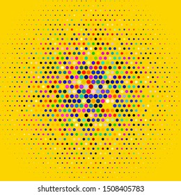 Light Multicolor vector texture with circles. Illustration with set of shining colorful abstract spheres. Pattern for booklets, leaflets.