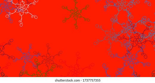 Light Multicolor vector texture with circular arc. Gradient illustration in simple style with bows. Pattern for commercials, ads.
