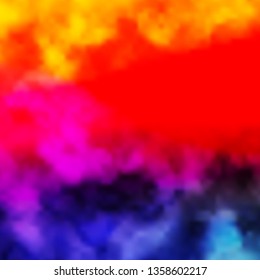 Light Multicolor vector texture with cloudy sky. Gradient illustration with colorful sky, clouds. Template for landing pages.