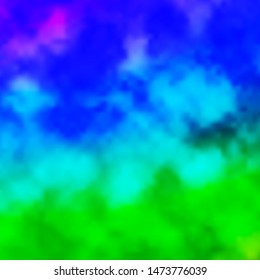 Light Multicolor vector texture with cloudy sky. Illustration in abstract style with gradient clouds. Beautiful layout for uidesign.