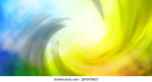 Light Multicolor vector texture with cloudy sky. Abstract colorful clouds on gradient illustration. Pattern for your booklets, leaflets.