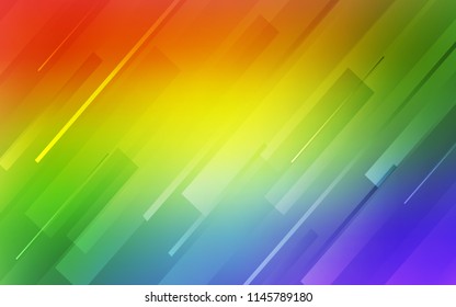 Light Multicolor vector texture with colored lines. Blurred decorative design in simple style with lines. Best design for your ad, poster, banner.