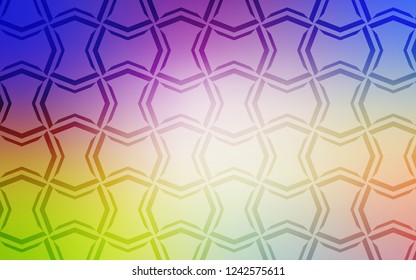 Light Multicolor vector texture with colored lines. Glitter abstract illustration with colored sticks. Pattern for your busines websites.