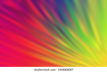 Light Multicolor vector texture with colored lines. Colorful shining illustration with lines on abstract template. Smart design for your business advert.