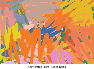Light Multicolor vector texture with colored lines. Colorful shining illustration with lines on abstract template. Smart design for your business advert.