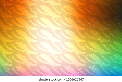 Light Multicolor vector texture with colored lines. Shining colored illustration with sharp stripes. Template for your beautiful backgrounds.