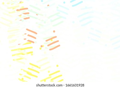 Light Multicolor vector texture with colored lines. Modern geometrical abstract illustration with Lines. Pattern for ads, posters, banners.